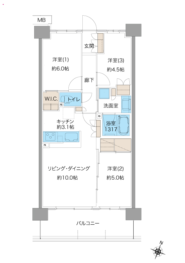 リビオシティ船橋北習志野図面