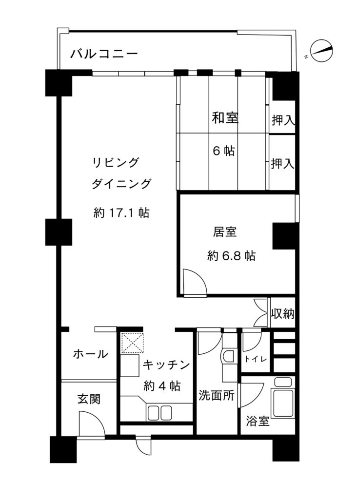 小石川ハウス間取り図