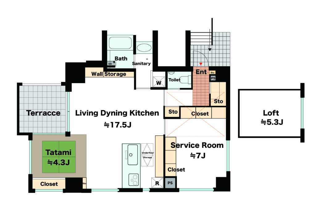 SMKA間取り図 - Do The Right Thing SMKA間取り図
